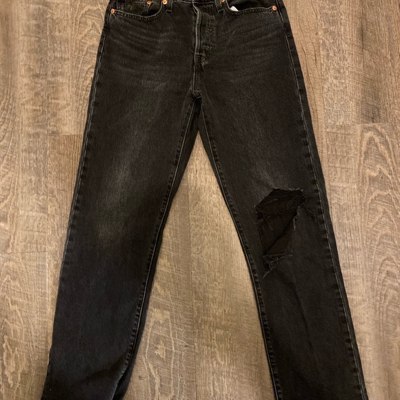 Levis High Rise Wedgie Straight Jeans - Picture 2 of 5